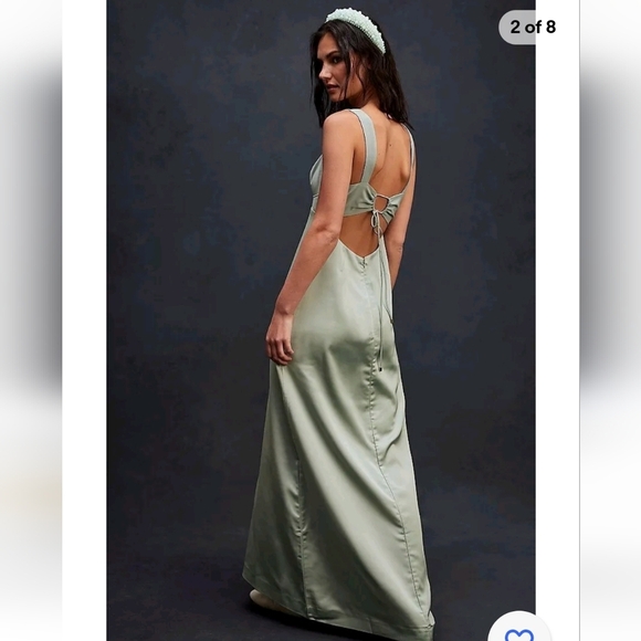 NWT Free People Gia Maxi Dress On Color Mermaids Tail Size 2. - Picture 3 of 5